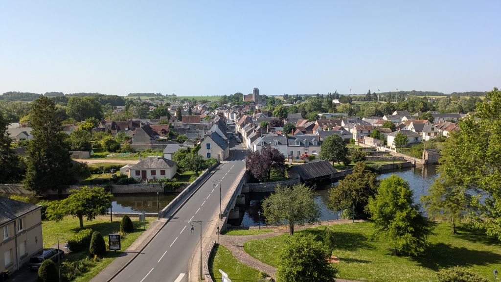 Château de Chateaudun - vue sur le Loir